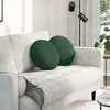 Sėdynių pagalvėlės 2 pcs Tamsiai žalia Ø 40 cm
