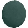 Sėdynių pagalvėlės 2 pcs Tamsiai žalia Ø 40 x 13 cm Aksomas