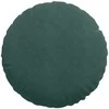 Sėdynių pagalvėlės 2 pcs Tamsiai žalia Ø50 x 19 cm Aksomas