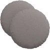 Sėdynių pagalvėlės 2 pcs Taupe Ø40 x 13 cm audinys