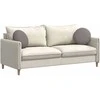 Sėdynių pagalvėlės 2 pcs Taupe Ø40 x 13 cm audinys