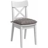 Sėdynių pagalvėlės 4 pcs Taupe 40 x 40 x 6 cm audinys