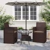 Sėdynių pagalvėlės 2 pcs Taupe 47 x 36 x 2 cm Poliesteris