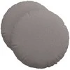 Sėdynių pagalvėlės 2 pcs Taupe Ø50 x 19 cm audinys