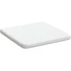Sėdynių pagalvėlės 4 pcs Balta 40 x 40 x 3 cm audinys