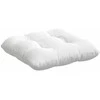Sėdynių pagalvėlės 4 pcs Balta 40 x 40 x 12 cm audinys