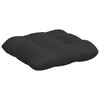 Sėdynių pagalvėlės 4 pcs Juoda 40 x 40 cm Mikropluošto audinys