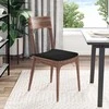 Sėdynių pagalvėlės 4 pcs Juoda 40 x 40 x 3 cm
