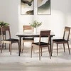 Sėdynių pagalvėlės 4 pcs Juoda 40 x 40 x 3 cm Aksomas