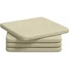 Sėdynių pagalvėlės 4 pcs Kreminė 40 x 40 x 3 cm audinys