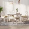 Sėdynių pagalvėlės 4 pcs Kreminė 40 x 40 x 12 cm audinys