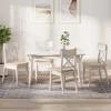 Sėdynių pagalvėlės 4 pcs Kreminė 40 x 40 x 3 cm audinys