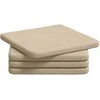Sėdynių pagalvėlės 4 pcs Kreminė 40 x 40 x 3 cm