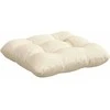 Sėdynių pagalvėlės 4 pcs Kreminė 45 x 45 cm Kordūrinis audinys