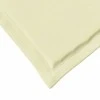 Sėdynių pagalvėlės 4 pcs Kreminė 47 x 36 x 2 cm Poliesteris