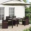Sėdynių pagalvėlės 4 pcs Kreminė 47 x 36 x 2 cm Poliesteris