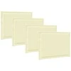 Sėdynių pagalvėlės 4 pcs Kreminė 47 x 36 x 2 cm Poliesteris