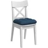 Sėdynių pagalvėlės 4 pcs Mėlyna 45 x 45 x 12 cm audinys