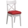 Sėdynių pagalvėlės 4 pcs Raudona 40 x 40 x 12 cm audinys