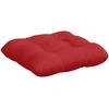 Sėdynių pagalvėlės 4 pcs Raudona 45 x 45 x 12 cm audinys