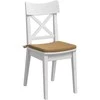 Sėdynių pagalvėlės 4 pcs Ruda 40 x 40 x 3 cm Aksomas