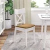 Sėdynių pagalvėlės 4 pcs Ruda 40 x 40 x 3 cm Aksomas