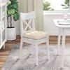 Sėdynių pagalvėlės 4 pcs Smėlio 40 x 40 cm Mikropluošto audinys