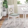 Sėdynių pagalvėlės 4 pcs Šviesiai pilka 40 x 40 x 3 cm Aksomas