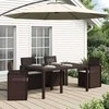 Sėdynių pagalvėlės 4 pcs Šviesiai pilka 47 x 36 x 2 cm