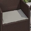 Sėdynių pagalvėlės 4 pcs Šviesiai pilka 47 x 36 x 2 cm