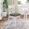 Sėdynių pagalvėlės 4 pcs Šviesiai pilka 45 x 45 cm