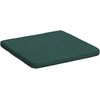 Sėdynių pagalvėlės 4 pcs Tamsiai žalia 40 x 40 x 3 cm audinys
