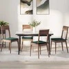 Sėdynių pagalvėlės 4 pcs Tamsiai žalia 40 x 40 x 3 cm Aksomas