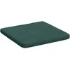 Sėdynių pagalvėlės 4 pcs Tamsiai žalia 40 x 40 x 3 cm Aksomas