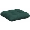 Sėdynių pagalvėlės 4 pcs Tamsiai žalia 40 x 40 x 12 cm audinys