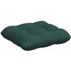 Sėdynių pagalvėlės 4 pcs Tamsiai žalia 45 x 45 x 12 cm audinys