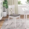 Sėdynių pagalvėlės 4 pcs Taupe 40 x 40 x 3 cm audinys