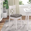 Sėdynių pagalvėlės 4 vnt. Audinys Taupe 40 x 40 x 12 cm