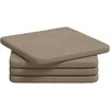 Sėdynių pagalvėlės 4 pcs Tortora 40 x 40 x 3 cm