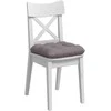 Sėdynių pagalvėlės 4 pcs Taupe 40 x 40 x 12 cm audinys