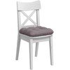 Sėdynių pagalvėlės 4 pcs Taupe 45 x 45 x 12 cm audinys