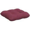 Sėdynių pagalvėlės 4 pcs Vyno raudona 40 x 40 x 12 cm audinys