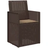 Sėdynių pagalvėlės 4 vnt. Poliesteris Taupe 47 x 36 x 2 cm