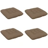 Sėdynių pagalvėlės VIANEN 4 vnt. 100% poliesteris Taupe