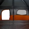 Šeimos palapinė, pilka/oranžinė, 10 vietų, atspari vandeniui