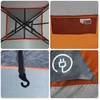 Šeimos palapinė, pilka/oranžinė, 10 vietų, atspari vandeniui