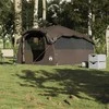 Šeimos palapinė, ruda, šešiavietė, tunelinė, atspari vandeniui