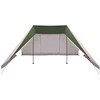 Tipi palapinė su stogu Žalia 660 x 456 x 200 cm tafta