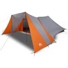 Tipi palapinė Pilka ir oranžinė 660 x 456 x 200 cm tafta