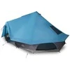 Tipi palapinė su stogu Mėlyna 680 x 430 x 270 cm tafta